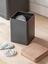 Borough Canister Small Charcoal