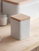 Borough Canister Small Lily White