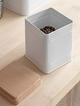 Borough Canister Small Lily White