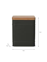 Borough Canister Large Charcoal