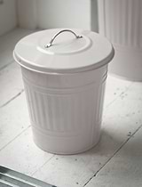 Classic Kitchen Bin 10.5 Litre Chalk