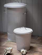 Classic Kitchen Bin 10.5 Litre Chalk