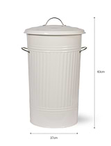Classic Kitchen Bin 46 litre Chalk