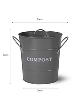 Original Compost Bucket 3.5L Charcoal