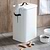 Stowell Pet Bin with Leather Handle Large Chalk