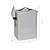 Stowell Pet Bin with Leather Handle Medium Chalk