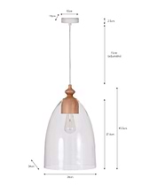 Bloomsbury Pendant Light Large Natural