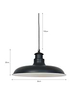 Toulon Pendant Light Carbon