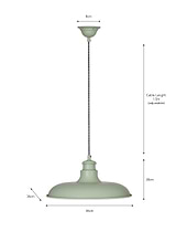 Toulon Pendant Light Sage