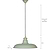 Toulon Pendant Light Sage