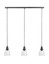 Hoxton Domed Pendant Light Trio Antique Bronze