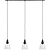 Hoxton Domed Pendant Light Trio Antique Bronze
