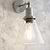 Hoxton Cone Wall Light Satin Nickel