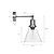 Hoxton Cone Wall Light Satin Nickel