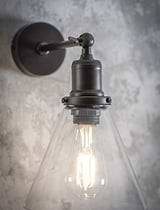 Hoxton Cone Wall Light Antique Bronze