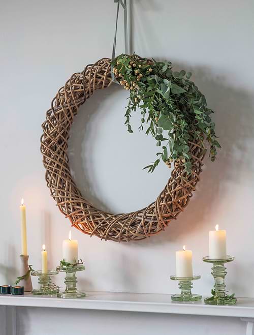 Bembridge Door Wreath 70cm Natural