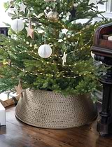 Christmas Tree Skirt Antique Brass