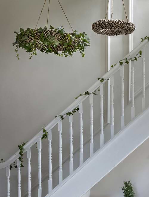 Bembridge Hanging Wreath 50cm Natural