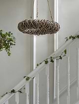 Bembridge Hanging Wreath 50cm Natural