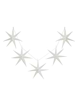 Maddox Christmas Star Garland Warm White