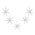 Maddox Christmas Star Garland Warm White