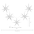 Maddox Christmas Star Garland Warm White