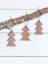 Ebley Christmas Trees Set of 3 Brick