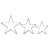 Epney Christmas Stars  Set of 3