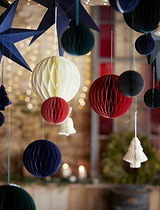 Maddox Christmas Baubles Set of 3 Brick
