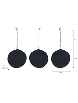 Southwold Christmas Baubles Large  Set of 3 Ink