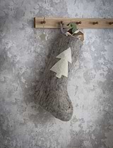Southwold Christmas Stocking Grey
