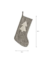 Southwold Christmas Stocking Grey
