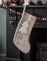 Southwold Christmas Stocking Grey