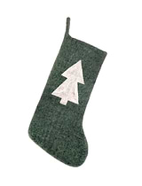 Southwold Christmas Stocking Forest Green