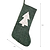 Southwold Christmas Stocking Forest Green
