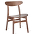 Kersoe Dining Chair Walnut