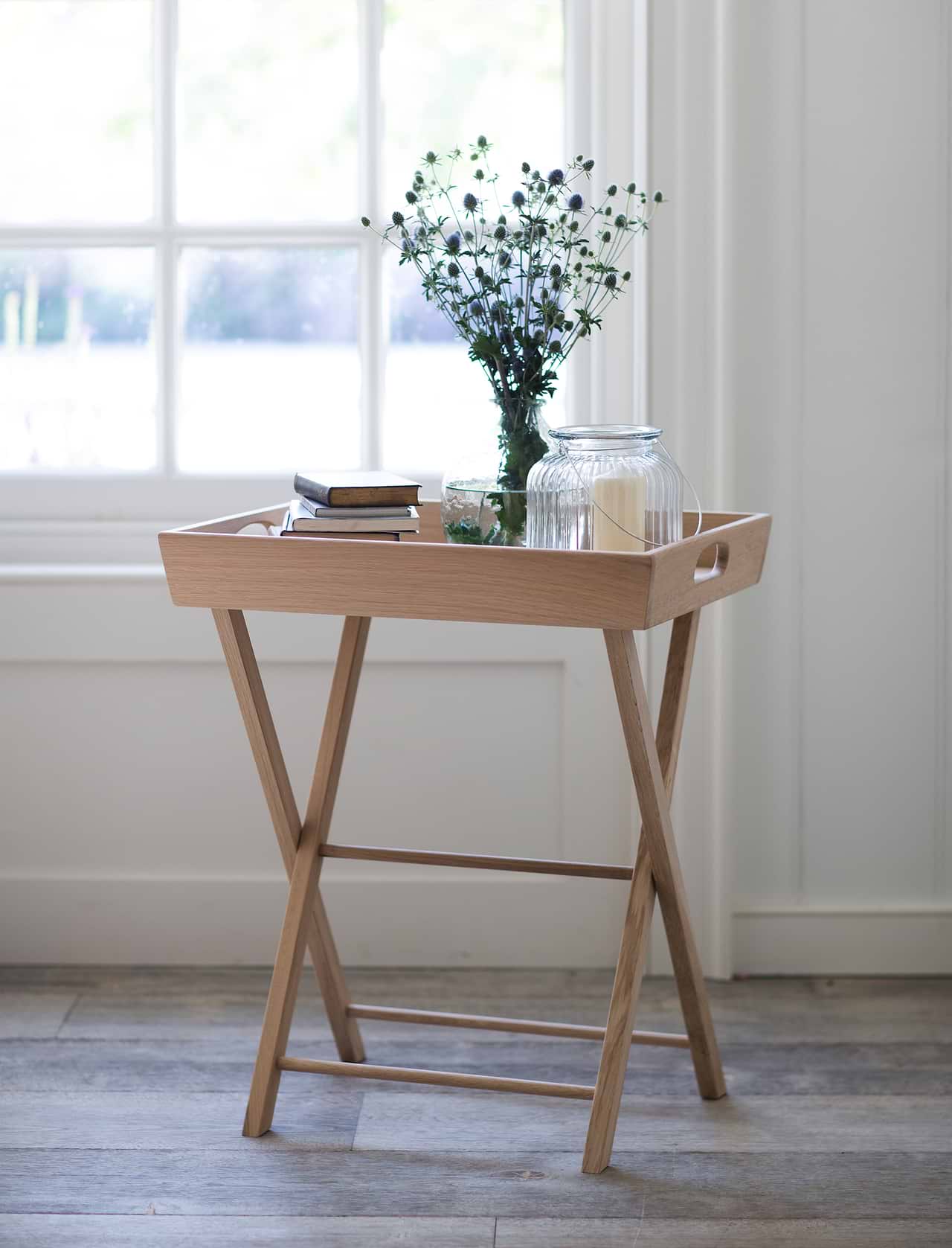 Oak butlers tray table 2025