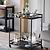 Portloe Drinks Trolley Black