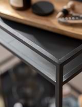 Portloe Drinks Trolley Black