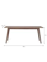 Kersoe Dining Table Walnut