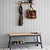 Clockhouse Hallway Bench Charcoal