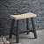 Clockhouse Stool Carbon & Natural