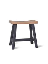 Clockhouse Stool Carbon & Natural