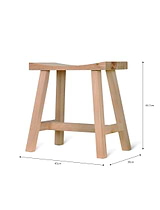 Clockhouse Stool Natural