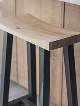 Clockhouse Bar Stool Carbon & Natural