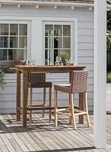 St Mawes Bar Table with Trough 120cm