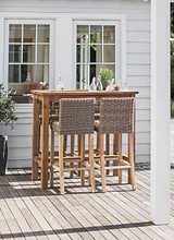 St Mawes Bar Table with Trough 120cm