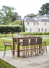 St Mawes Bar Table with Trough 180cm