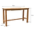St Mawes Bar Table with Trough 180cm