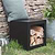 Log Holder Small Black